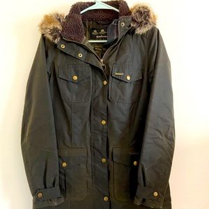 Barbour Ashbridge Hooded Wax Canvas Jacket